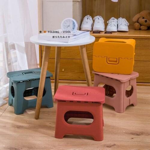 Plastic Multi Purpose Folding Step Stool Home Train Outdoor Storage Foldable Stepping Stool Foldable Kids Fishing Portable Stool