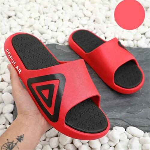 Unisex Slides Bathroom Slippers Brand Men Women Couple Shoes Beach Sandals Fashion Indoor Home Slippers Non-slip Floor Flip Flop