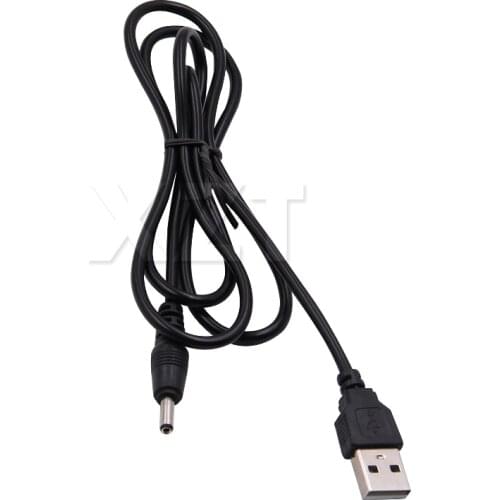 AT 1PCS USB 2.0 A Male To 3.5x1.35mm 3.5mm Plug 5V DC Barrel Jack Power Cable Connector Supply Cord NEW