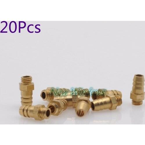 High Quality 20Pcs Dental Copper Valve Adaptor For Dental Chair 6*4mm