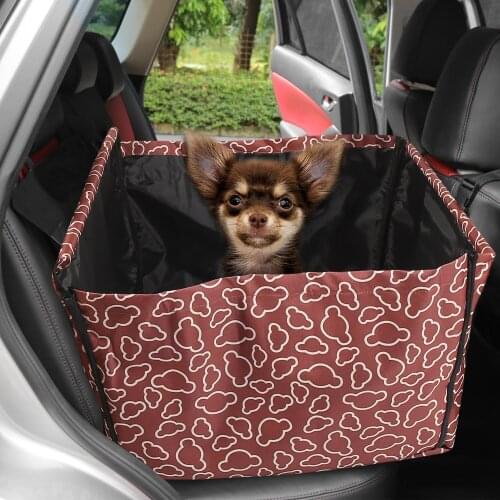 Uxcell 57 x 57 x 33cm Universal Car Dog Back Cover Pet Seat Carriers Puppy Bag Basket Protector Pets Travel