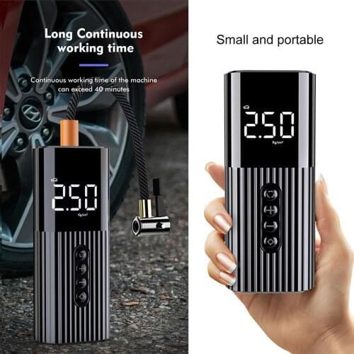 12V LED Display Air compressor 3 Nozzles Universal Home Car Inflatable Pump For Car Bicycle Motorcycle Tire