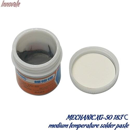 MECHANIC 2PCS XG-50 lead containing solder paste 42g for repair SMD SMT BGA welding station medium temperature solder paste