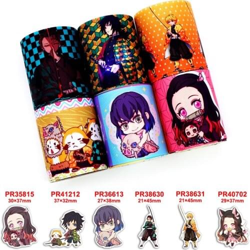 Free shipping characters printed grosgrain ribbon 38550