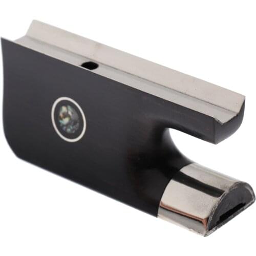 Double Bass Bow Ebony Frog Shell Inlay for Upright Double Bass Bow Parts