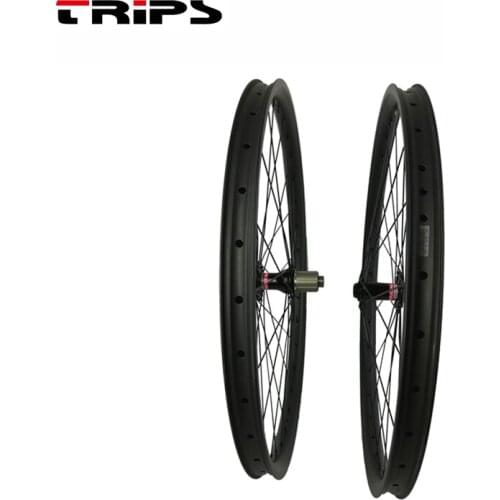 35mm width XC tubeless boost carbon MTB wheels 27.5er All mountain bike wheelset 650B 15*110mm 12*148mm 6 bolts XD bicycle wheel