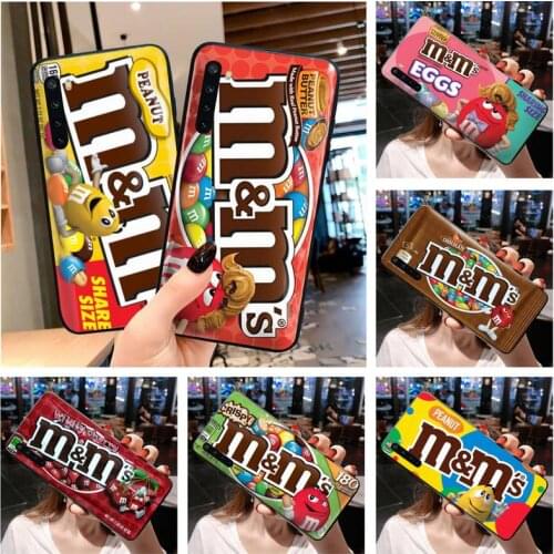 M&Ms Chocolate Phone Case For OPPO Realme 6 Pro Realme C3 5 Pro C2 RENO2-Z A11X