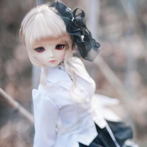 New Fashion Style 1/3 1/4 Bjd Wig Mohair Wire With Braid Bjd Wig SD For BJD Doll Wig