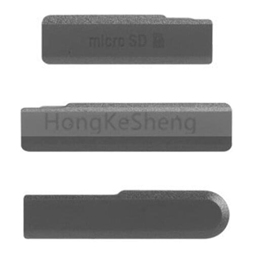 OEM Micro SD + SIM + USB Port Cover Flap Replacement for Sony Xperia Z1 Compact Z1Mini M51W Z1Compact Z1C D5502/3