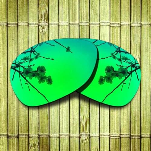 Polarized Replacement Lense For-Oakley Feedback Sunglasses Frame True Color Mirrored Coating - Green Options