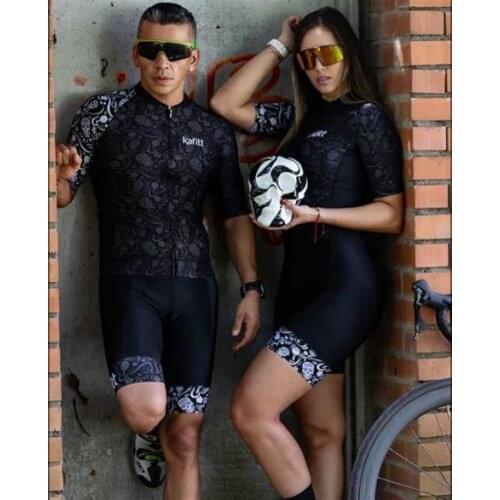 Professional Mens and Womens Triathlon Cycling Jersey Jumpsuit Short Sleeve Suit 9D Cycling Race Pro Jersey