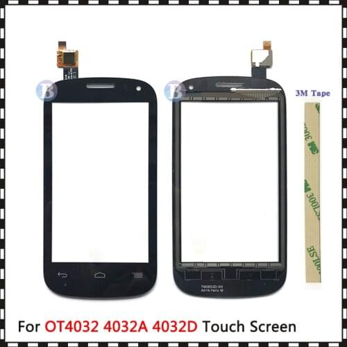 Replacement 4.0" For Alcatel One Touch Pop C2 OT4032 4032A 4032D Touch Screen Digitizer Sensor Outer Glass Lens Panel