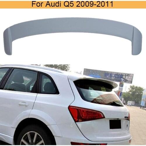 PU car rear roof boot lip spoiler wing for Audi Q5 2009-2011