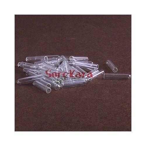 100pcs 6x30mm Glass Fermentation Tube Microorganism Tiny Test Tubes