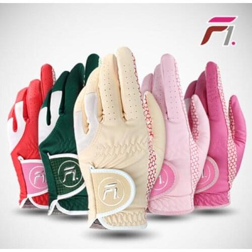 Women Microfiber guantes Golf Glove mujer women LefT/Rright Hand Elastic Slip-resistant Sunscreen golf gloves handschoen heren