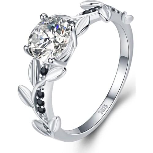 SODROV 925 Sterling Silver Ring Finger Trendy Wedding Rings for Women Female Bague Sterling Silver Jewelry G079