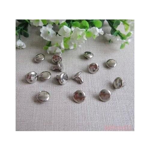 500sets Fashion 7mm DIY Spike Square Stud Rivet Punk Bag Belt Craft Silver