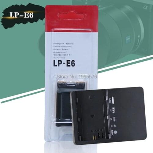 1pcs LP-E6 LPE6 LP E6 Camera Battery For Canon EOS 5D Mark II III Mark2 mark3 5D2 5D3 6D With Digital Camera LC-E6E charger