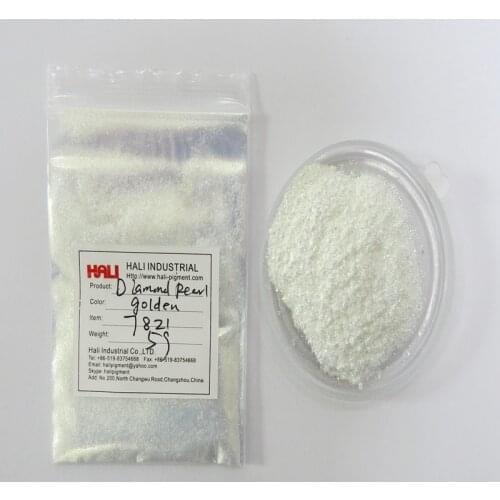 Diamond pearl pigment, pearlescent pigment,mica pigment,1lot=5g,item:7821,color:golden,particle size:50-200um;free shipping
