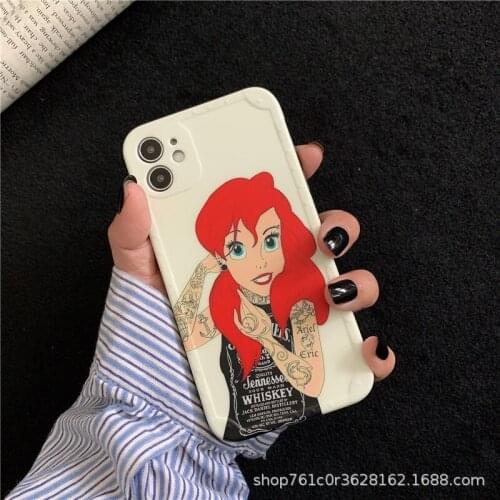 Princess Snow White Disney Case for IPhone 11 12Pro Xs Max iPhone SE 2020 7 8 Plus Case High Quality Full Cover zz0528