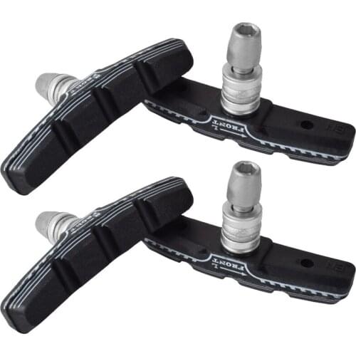 FMFXTR 2Pair Mountain Road Bike Brake Pads Bicycle Braking V-Brake Holder Shoes Rubber Blocks Cycling Accessories