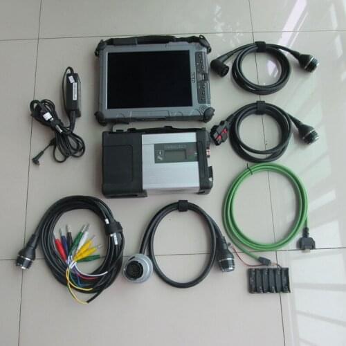 Hot Sale Super MB Star C5 SD Connect with latest software 2020.09 mini ssd with ix104 tablet cpu i7 4g ready to use