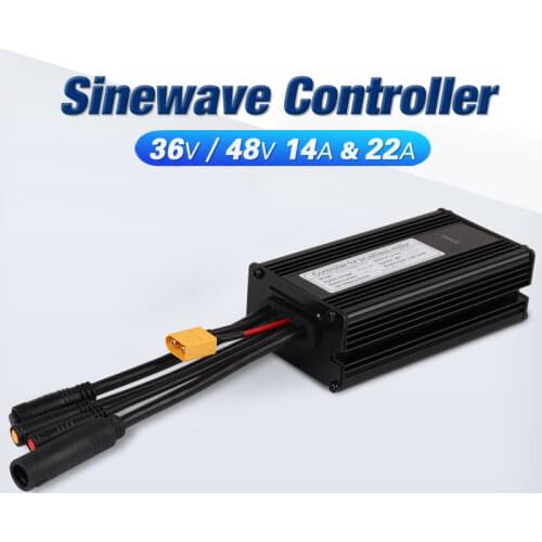 KT Electric Bicycle Controller Ebike controller 36V 48V Compatible 500W 22A Dual Mode 250W 14A Sinewave Waterproof Connector