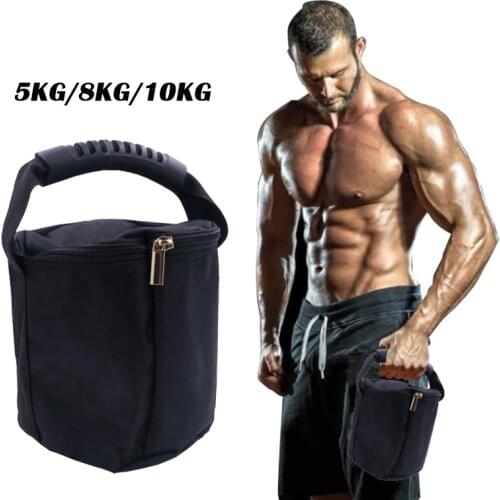 Adjustable Kettlebell Sandbag for Weightlifting Arm Strength Muscle Training Fitness Bodybuilding Home Gym Workout Equipment