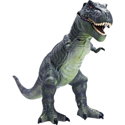 Soft glue dinosaur toys simulation animal model children and boys oversized king dragon tyrannosaur