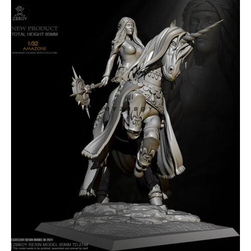 85mm 1/32 Resin model kits figure colorless and self-assembled TD-2744