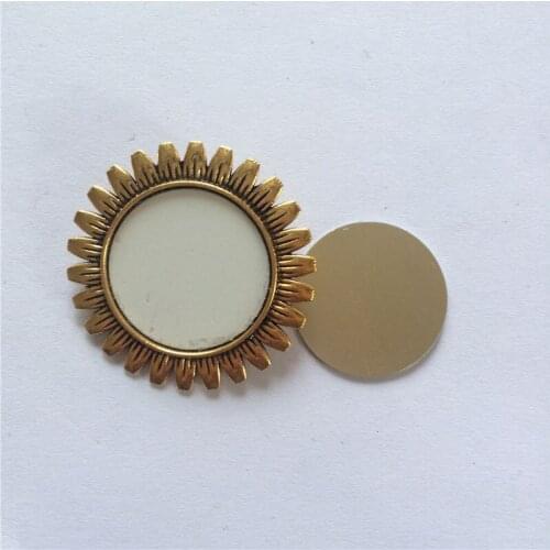 Blank pins for sublimation women retro vintage antique Rome jewelry brooches for thermal transfer printing wholesales