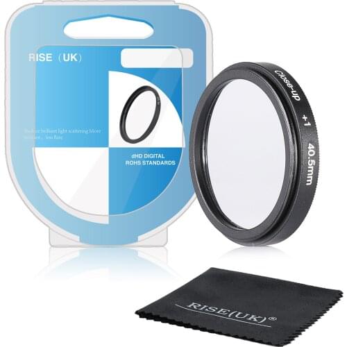 RISE(UK) 40.5mm Close-Up +1 Macro Lens Filter for Nikon Canon SLR DSLR Camera + filter case +gift