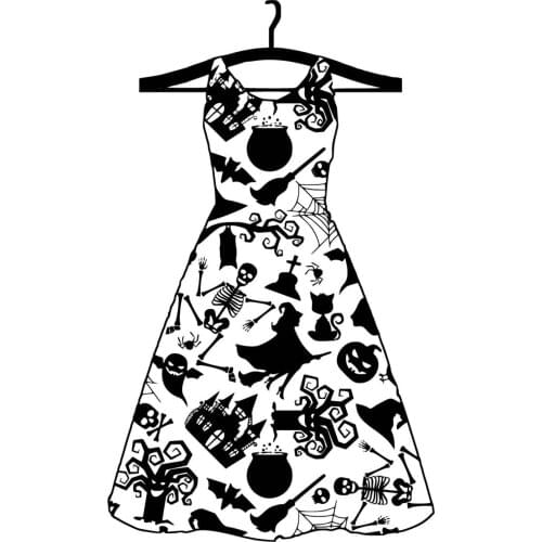 AZSG Happy Halloween Clothes Clear Stamps For DIY Scrapbooking Decorative Card Making Crafts Fun Decoration Supplies 11*16cm