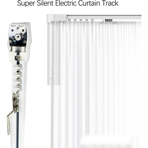 2M Super Silent Electric Curtain Track for Xiaavaimi Mijia Motor/DOOYA DT82/KT82 motor Automatic Curtain Rail/Track System