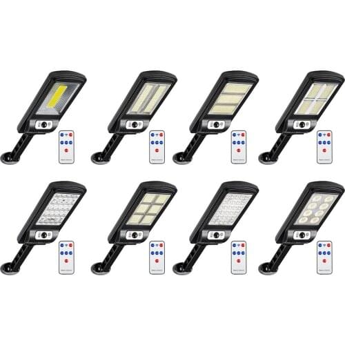 High Brightness LED Solar Wall Light with Remote Control PIR Motion Sensor Wall Lamp Solar Reflector Outdoor Waterproof Lighting