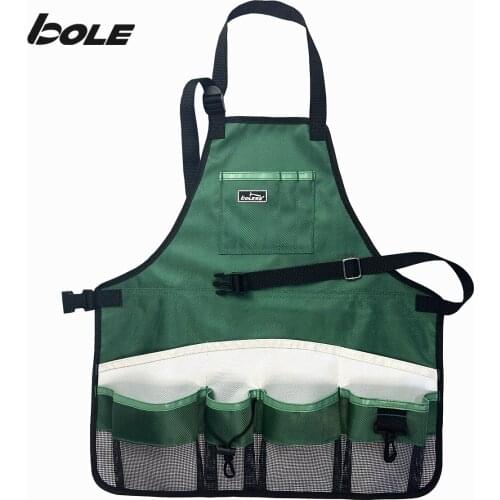 DR Dark Green Tool Apron Waist Pocket Portable Professional Green Planter BackPack