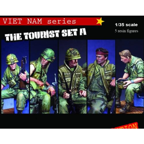 1/35 Resin Figures Model kits 5 figures Unassambled Unpainted 47A