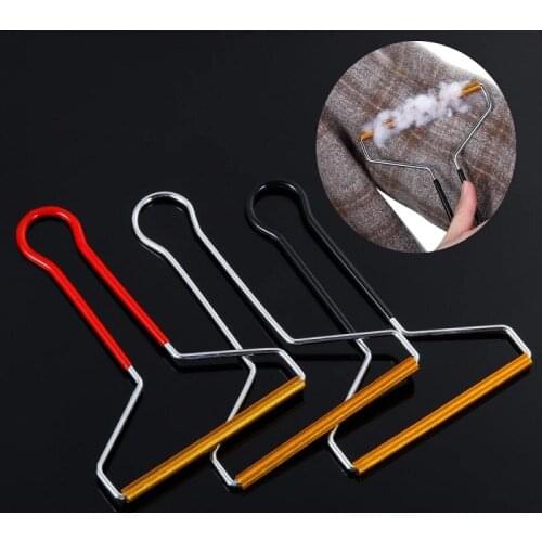 1PC Portable Meatl Clothes Lint Remover Power-Free Sweater Brush Fluff Removing Roller Fuzz Fabric Shaver Clothes Clean Tools