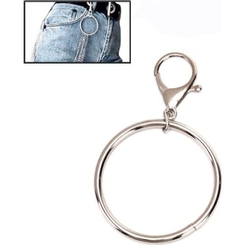1PCs Street Big Ring Key Chain Rock Punk Trousers Hipster Key Chains Pant Keychain HipHop Fashion Key Chains Accessories