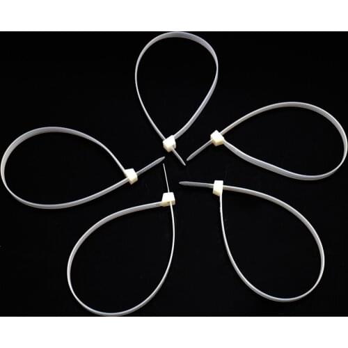 100Pcs/pack(Width:8-10mm Length:200-550mm)Factory Standard Big Size Self-locking Plastic Nylon Cable Ties Wire Zip Tie Cord