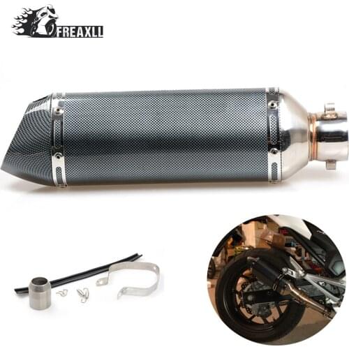36-51MM Universal motorcycle racing Exhaust Modified Moto Escape Muffle pipe fit most motorcycle ATV Scooter For Kawasaki Ninja