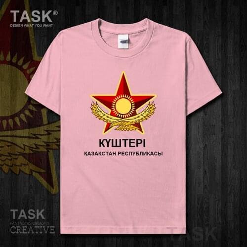 Army Kazakhstan Kazakh KZ Kazakhstani KAZ Military Tactical country Short sleeve new Tops t shirt sweatshirt summer Fashion 01