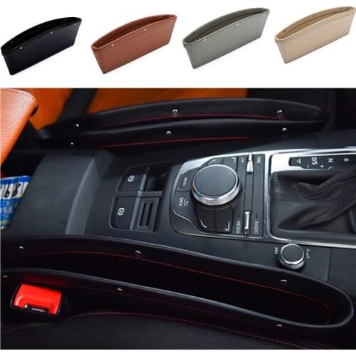 Car styling Car Seat Organizer Slit Gap Pocket Storage Box for Alfa Romeo 147 156 159 Alfetta Berlina Brera Mito Giulia Milano