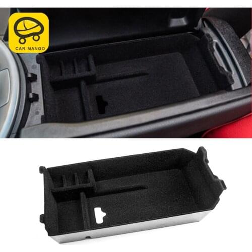 CarManGo for Mercedes Benz C Class W205 GLC 2016-2019 Auto Car Armrest Storage Organizing Box Organizer Case Interior Accessory