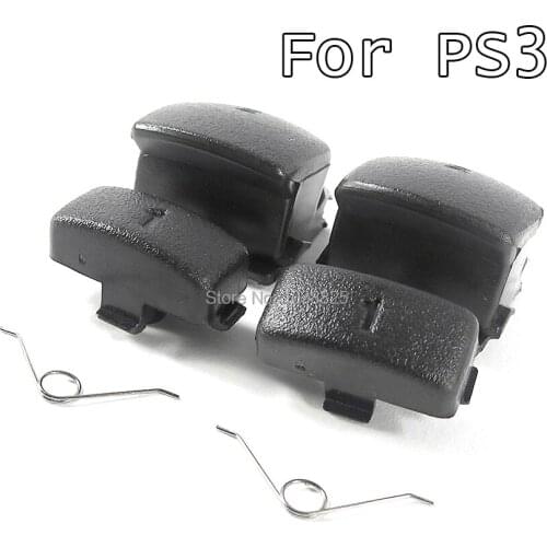 20sets Black Repair Part For L1 R1 L2 R2 Buttons For PS3 Controller Trigger Buttons Springs for Playstation 3
