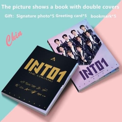 Chuang Zaoying INTO1 Photobook Present Bookmark Greeting Card Signature photo PB Around Fans Collection Gift