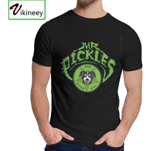 Mr Pickles 666 Good Boy T shirt Round Neck Harajuku Unisex Free Shipping Big Size Homme Tee Shirt