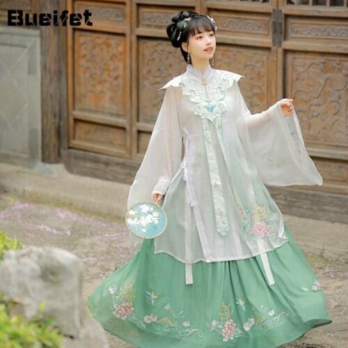 Tang Suit Ancient Chinese Hanfu Dress Fairy Princess Cosplay Costume Vintage Women Chinese Traditional Dance Hanfu Costume