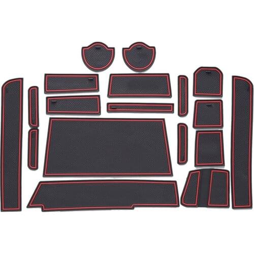 For Great Wall Hover M2 Coolbear 2009~2014 Anti-Slip Rubber Cup Door Groove Mat Accessories GreatWall GWM 2010 2011 2012 2013