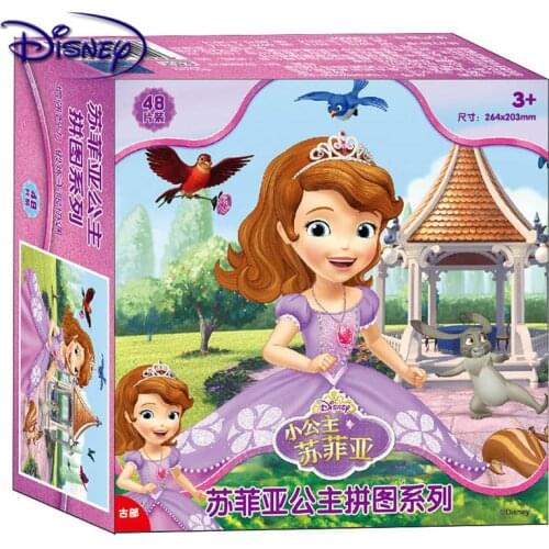 Disney Puzzle Little Princess Sophia Puzzle 48 Piece Childrens Educational Toy Puzzle